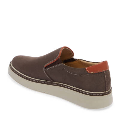  Vizon Nubuk Deri Erkek Loafer - E24I1AY56600-A65 - 2