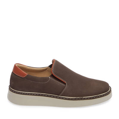  Vizon Nubuk Deri Erkek Loafer - E24I1AY56600-A65 - 3