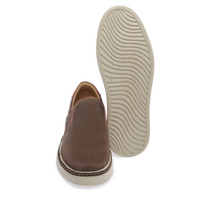  Vizon Nubuk Deri Erkek Loafer - E24I1AY56600-A65 - 4