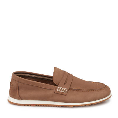 Vizon Nubuk Deri Erkek Loafer - E24I1AY56630-B21 - 3