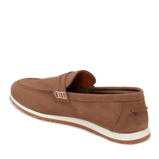 Vizon Nubuk Deri Erkek Loafer - E24I1AY56630-B21 - 2