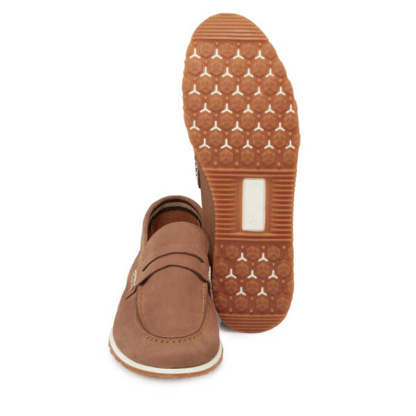 Vizon Nubuk Deri Erkek Loafer - E24I1AY56630-B21 - 4