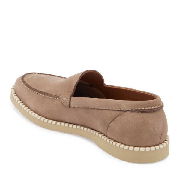 Vizon Nubuk Deri Erkek Loafer - E24I1AY56641-A65 - 2