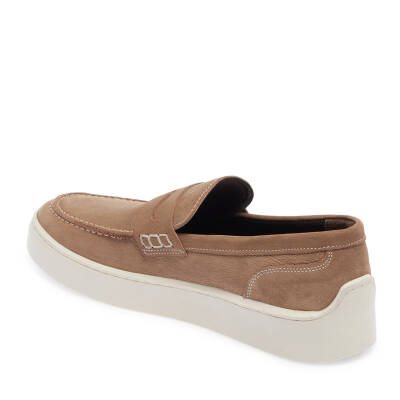 Vizon Nubuk Deri Erkek Loafer - E24I1AY56746-B21 - 2