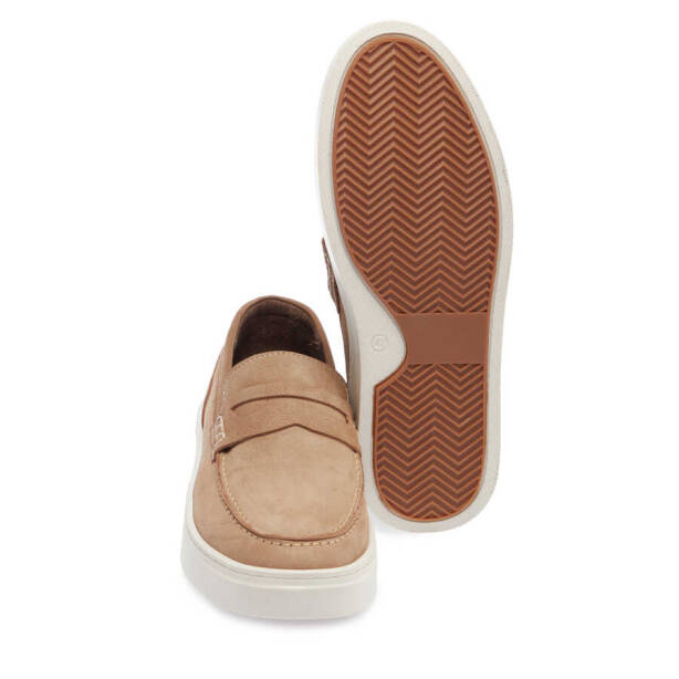 Vizon Nubuk Deri Erkek Loafer - E24I1AY56746-B21 - 4