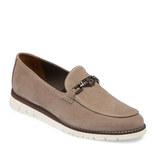 Vizon Nubuk Deri Erkek Loafer - E24I1AY56783-A65 - 1