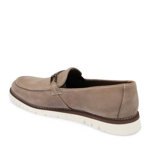 Vizon Nubuk Deri Erkek Loafer - E24I1AY56783-A65 - 2