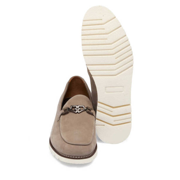 Vizon Nubuk Deri Erkek Loafer - E24I1AY56783-A65 - 4