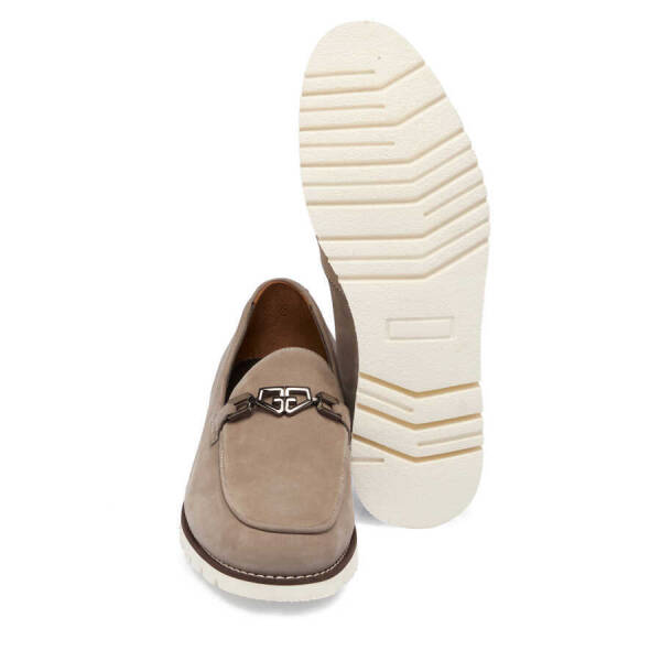 Vizon Nubuk Deri Erkek Loafer - E24I1AY56783-A65 - 4