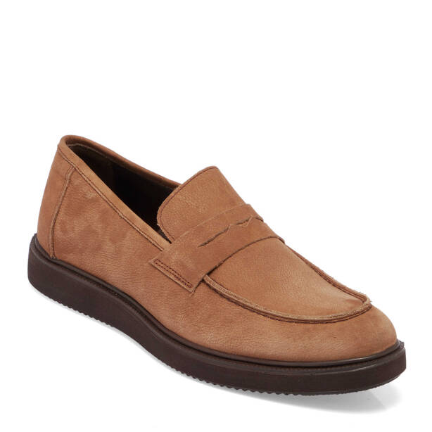 Vizon Nubuk Deri Erkek Loafer - E24S1AY57120-B21 - 1