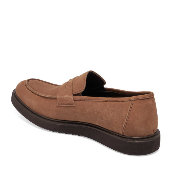 Vizon Nubuk Deri Erkek Loafer - E24S1AY57120-B21 - 2