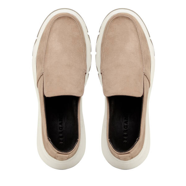 Vizon Hakiki Nubuk Deri Erkek Loafer - E25I1AY57221-A65 - 5