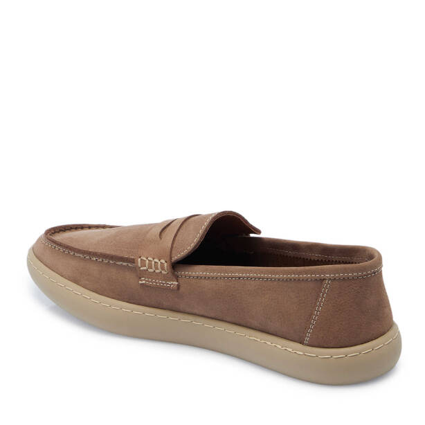 Vizon Nubuk Deri Erkek Loafer - E25I1AY57295-B21 - 2