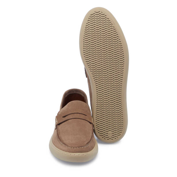Vizon Nubuk Deri Erkek Loafer - E25I1AY57295-B21 - 4
