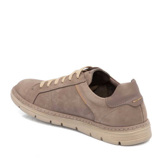 Vizon Nubuk Deri Erkek Sneaker - E24I1AY56777-A65 - 2