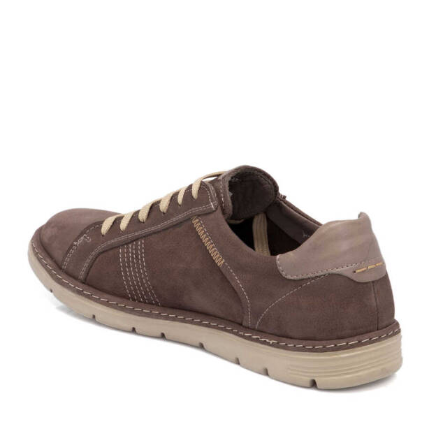 Vizon Nubuk Deri Erkek Sneaker - E24I1AY56777-F95 - 2