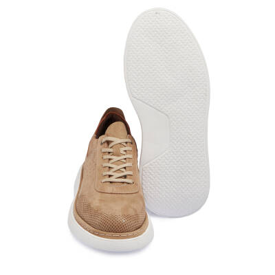 Vizon Nubuk Deri Erkek Sneaker - E24I1AY56821-B21 - 4