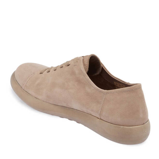 Vizon Nubuk Deri Erkek Sneaker - E24I1AY56824-A65 - 2