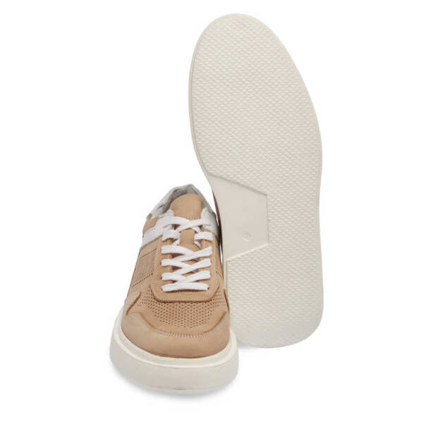 Vizon Hakiki Nubuk Deri Erkek Sneaker - E24I1AY56854-B21 - 4