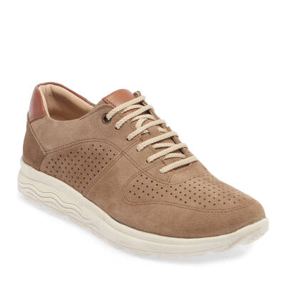 Vizon Nubuk Deri Erkek Sneaker - E24I1AY56858-A84 