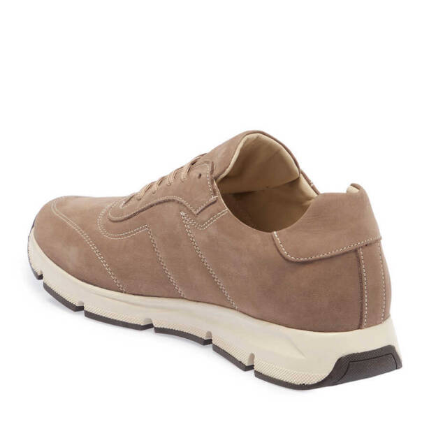 Vizon Nubuk Deri Erkek Sneaker - E24I1AY56899-B21 - 2