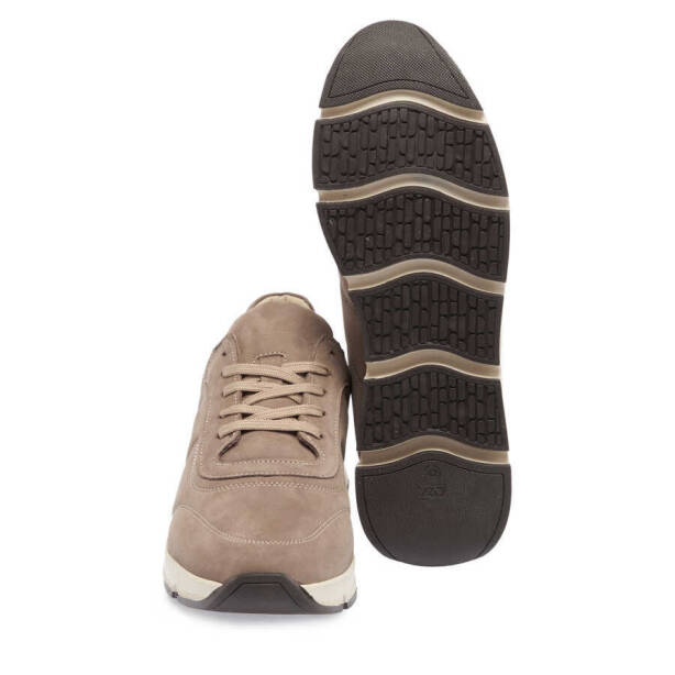 Vizon Nubuk Deri Erkek Sneaker - E24I1AY56899-B21 - 4