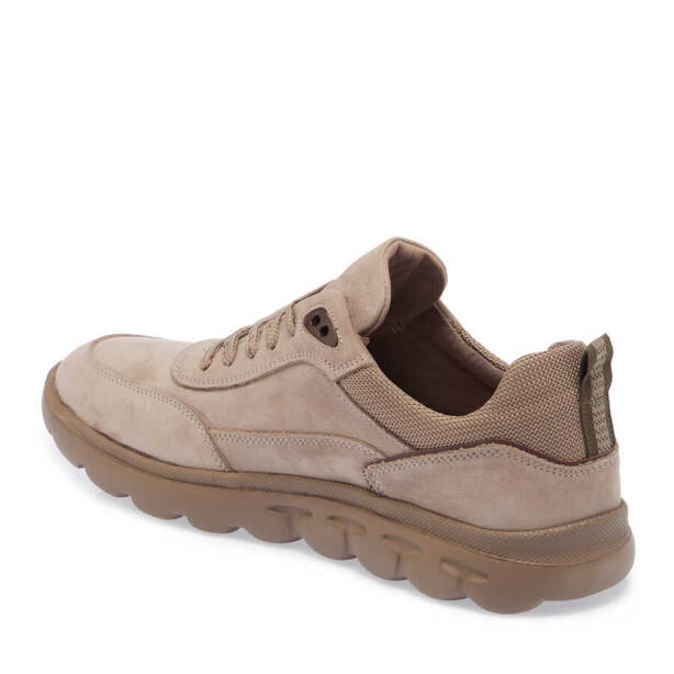 Vizon Hakiki Nubuk Deri Erkek Sneaker - E24I1AY56904-A65 - 3
