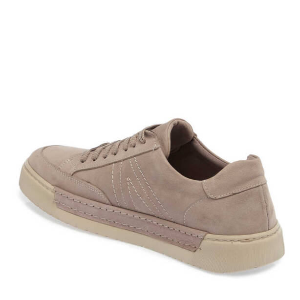 Vizon Nubuk Deri Erkek Sneaker - E24I1AY56905-A65 - 2