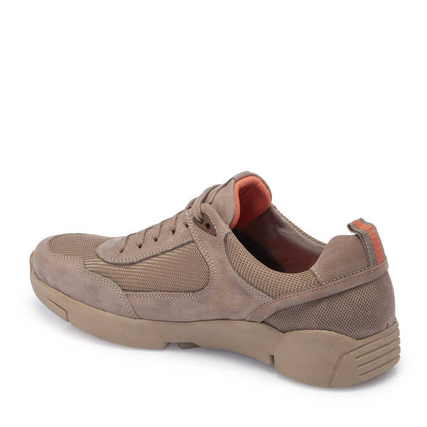 Vizon Hakiki Nubuk Deri Erkek Sneaker - E25I1AY57177-A65 - 3