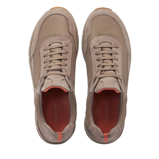 Vizon Hakiki Nubuk Deri Erkek Sneaker - E25I1AY57177-A65 - 5