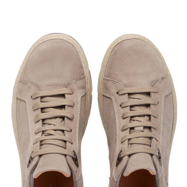 Vizon Hakiki Nubuk Deri Erkek Sneaker - E25S1AY57428-A65 - 5