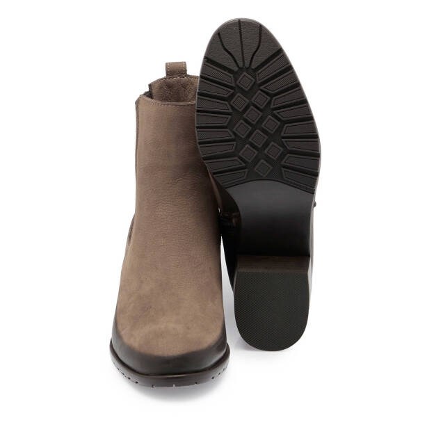 Vizon Nubuk Deri Kadın Klasik Bot - K24K1BT67567-B21 - Tergan