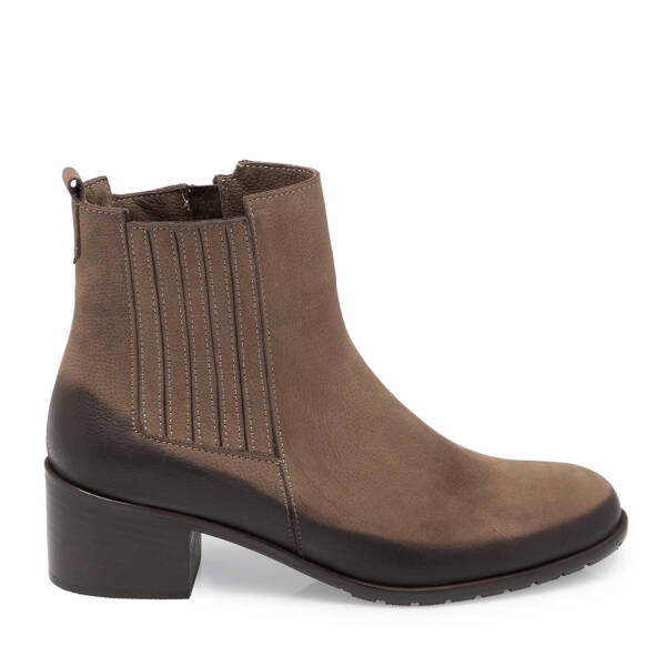 Vizon Nubuk Deri Kadın Klasik Bot - K24K1BT67567-B21 - 3