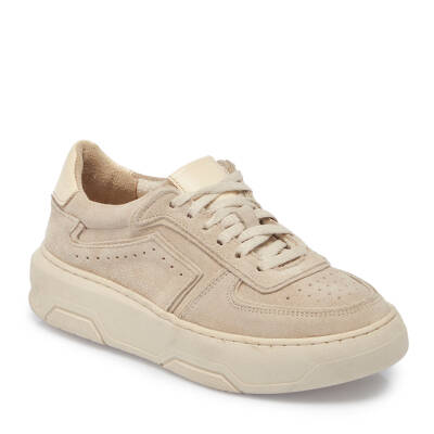 Vizon Nubuk Deri Kadın Sneaker - K24I1AY67493-B21 - 1