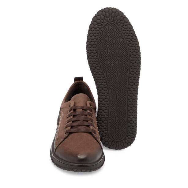 Vizon Nubuk Deri Kadın Sneaker - K24S1AY67657-A65 - 4