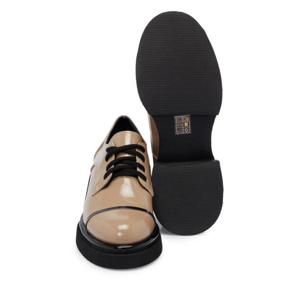 Vizon Rugan Deri Kadın Casual Ayakkabı - K25S1AY68274-A81 - 4