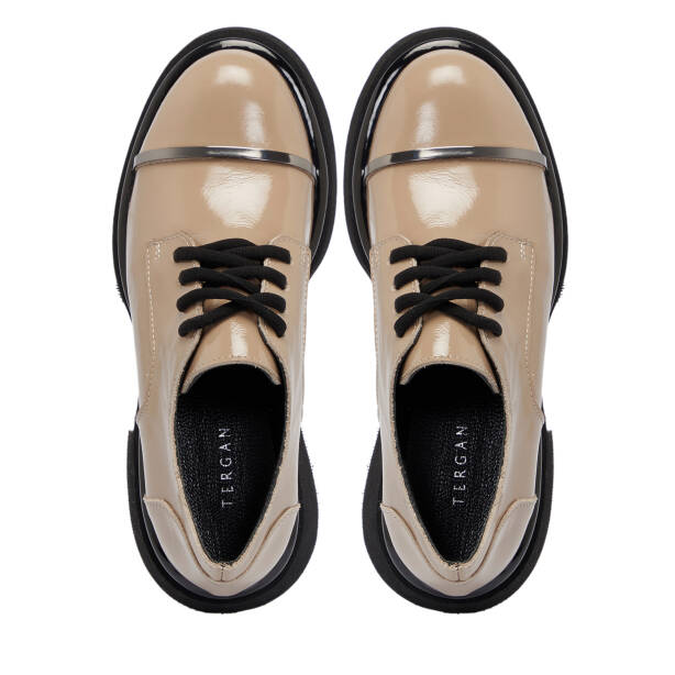 Vizon Rugan Deri Kadın Casual Ayakkabı - K25S1AY68274-A81 - 5