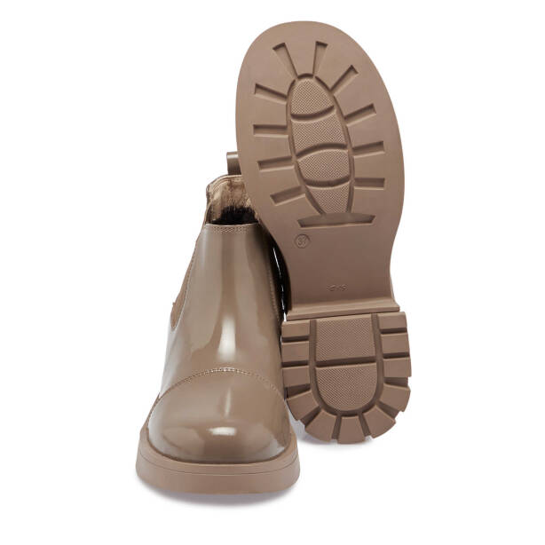 Vizon Rugan Deri Kadın Casual Bot - K24K1BT67635-A81 - Tergan