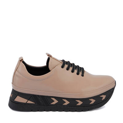  Vizon Rugan Deri Kadın Sneaker - K22S1AY66171-A81 - 3