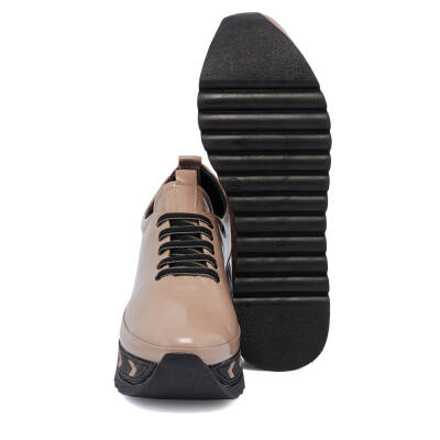  Vizon Rugan Deri Kadın Sneaker - K22S1AY66171-A81 - 4