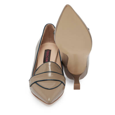 Vizon Rugan Deri Kadın Stiletto - K24S1AY67514-A81 - 4