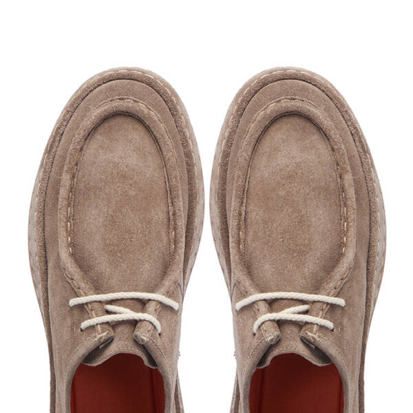 Vizon Süet Deri Erkek Casual Ayakkabı - E24S1AY57000-A02 - 5