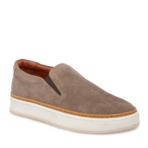 Vizon Hakiki Süet Deri Erkek Casual Ayakkabı - E24S1AY57071-T86 - 2