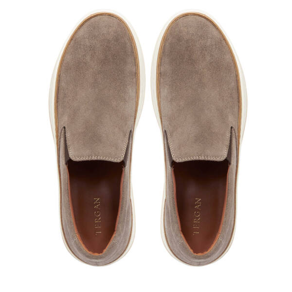 Vizon Hakiki Süet Deri Erkek Casual Ayakkabı - E24S1AY57071-T86 - 5