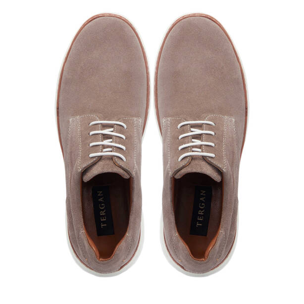 Vizon Hakiki Süet Deri Erkek Casual Ayakkabı - E25I1AY57186-T86 - 5