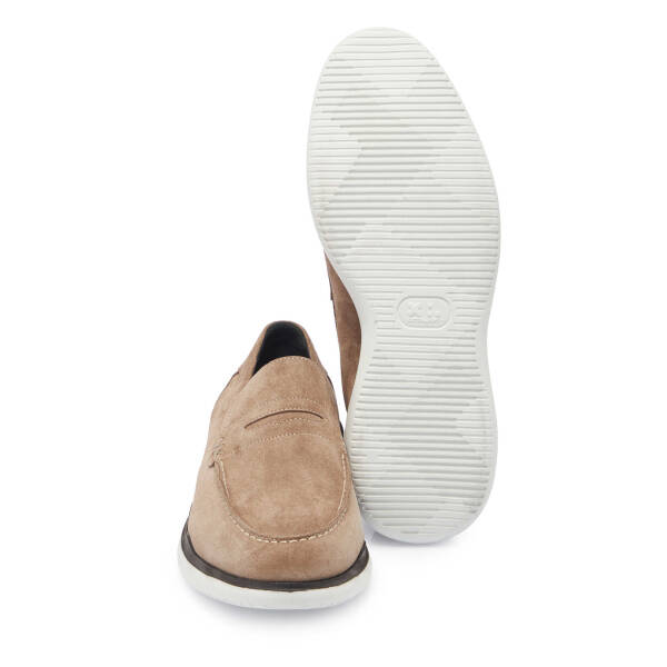 Vizon Süet Deri Erkek Loafer - E24I1AY56644-A02 - 4