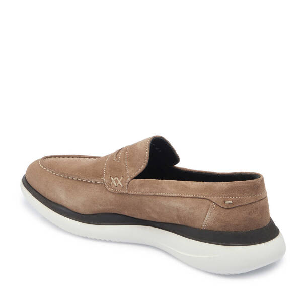 Vizon Süet Deri Erkek Loafer - E24I1AY56644-A02 - 2