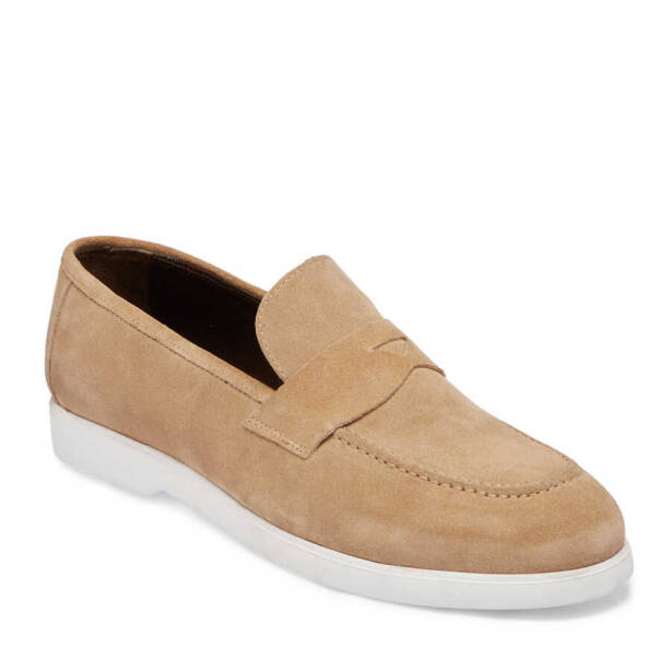Vizon Süet Deri Erkek Loafer - E24I1AY56784-A84 - 1