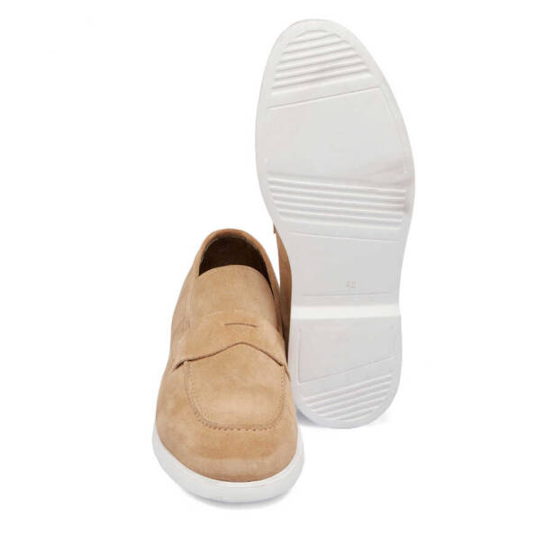 Vizon Süet Deri Erkek Loafer - E24I1AY56784-A84 - 4