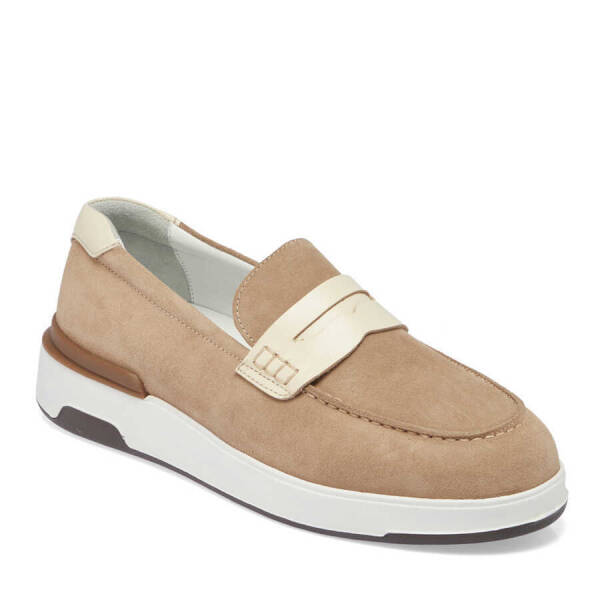 Vizon Süet Deri Erkek Loafer - E24I1AY56786-A02 - 1